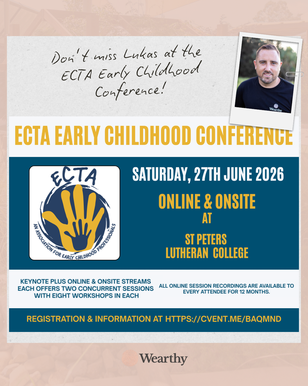 ECTA Early Childhood Conference — 40 practical hands-on workshops for early childhood educators.